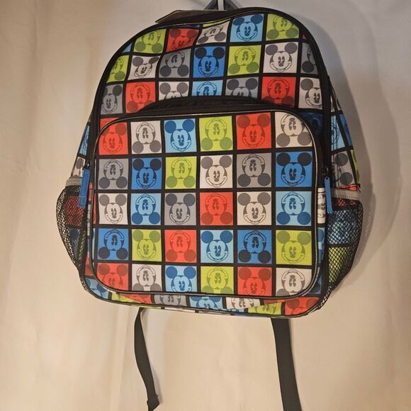 Mickey‎ Mouse Squares Backpack - Picture 1 of 8